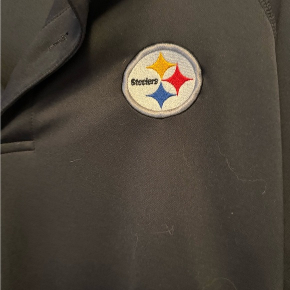 Pittsburg Steelers NFL Polo. Black/Gold. Size XL - Picture 2 of 7